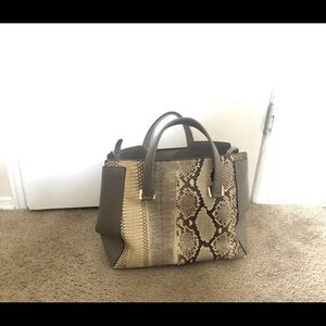 Jimmy Choo Alfie L python skin Leather bag